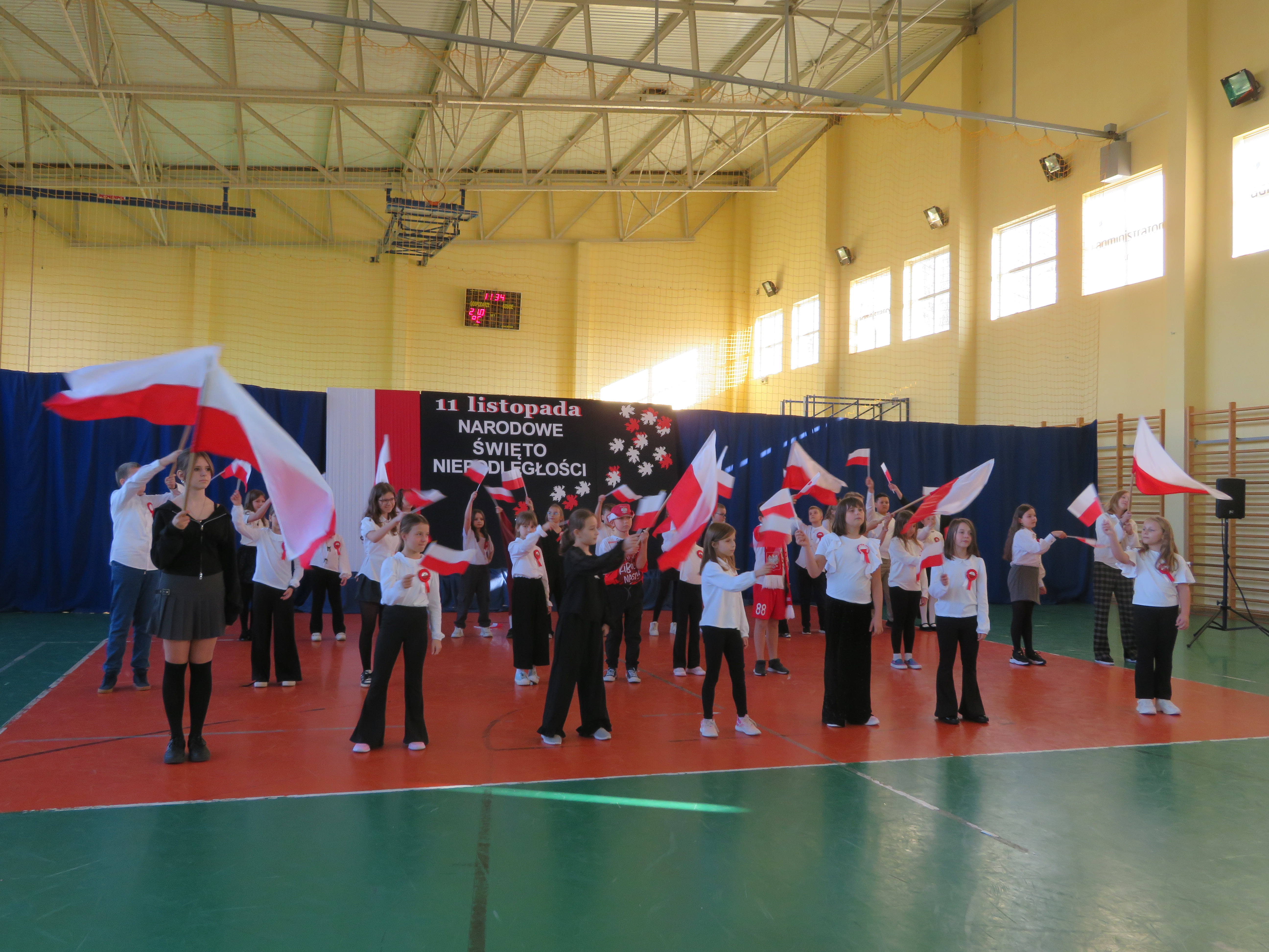 Akademia z okazji Narodowego Święta Niepodległości.